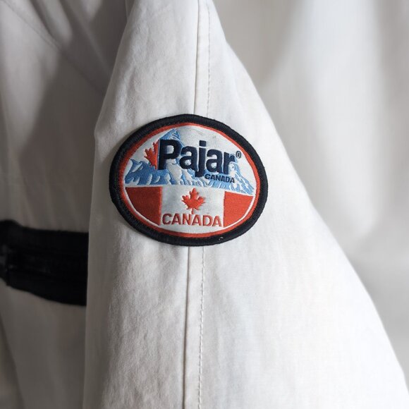 Pajar Men's White Winter Jacket 80% Down Insulated Warm Zip Pockets, Small - Picture 4 of 13